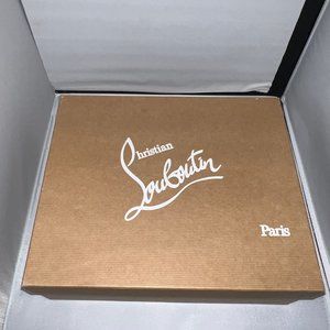 AUTHENTIC CHRISTIAN LOUBOUTIN Sturdy Brown Shoebox